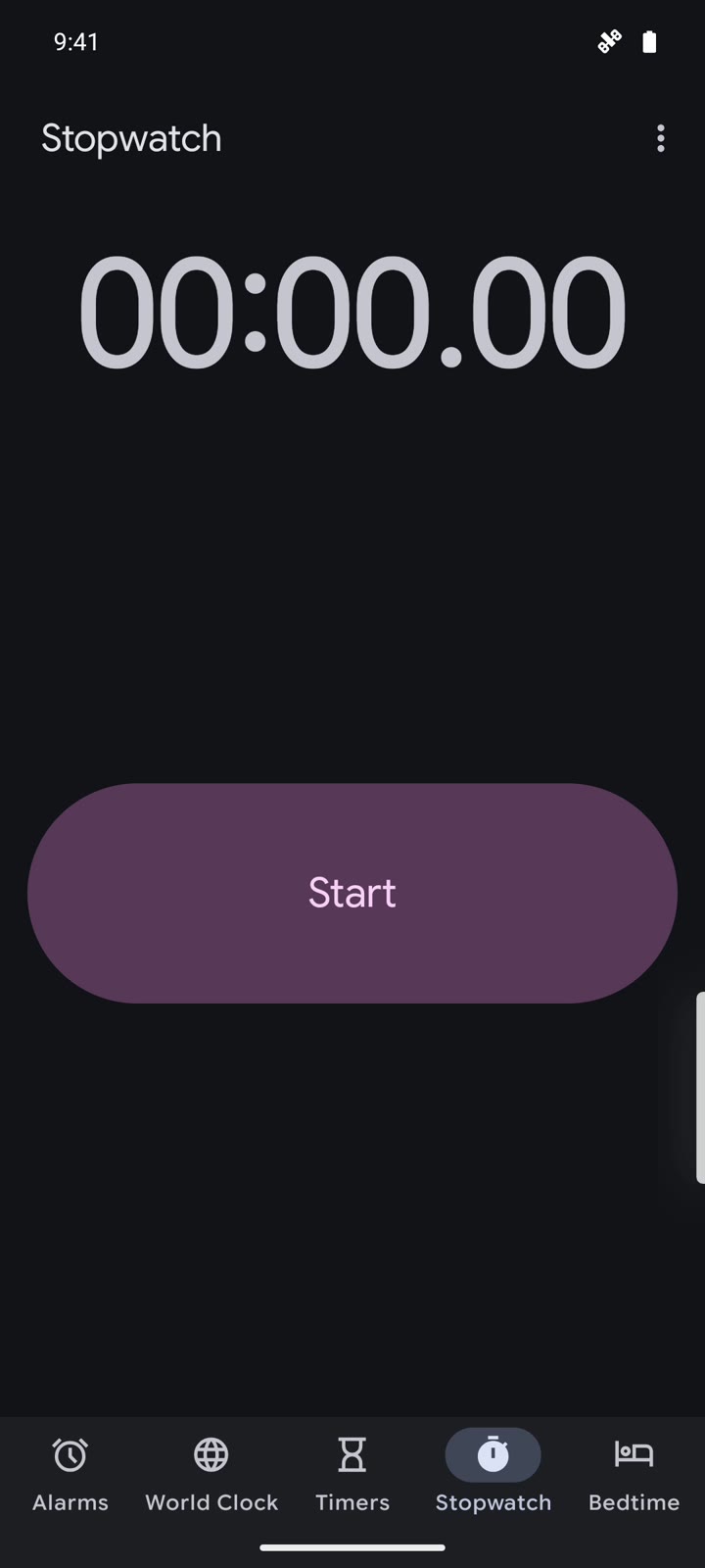 Over any screen